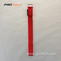 Reflective Led Light Red Zebra Webbing Armband